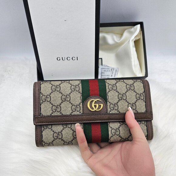 Gucci  Supreme Ophidia Continental Wallet - Picture 1 of 17